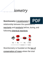 Stoichiometry - Wikipedia