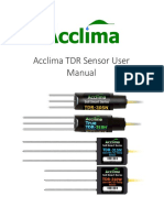 Acclima TDR Sensor User Manual REV 8 25 2021
