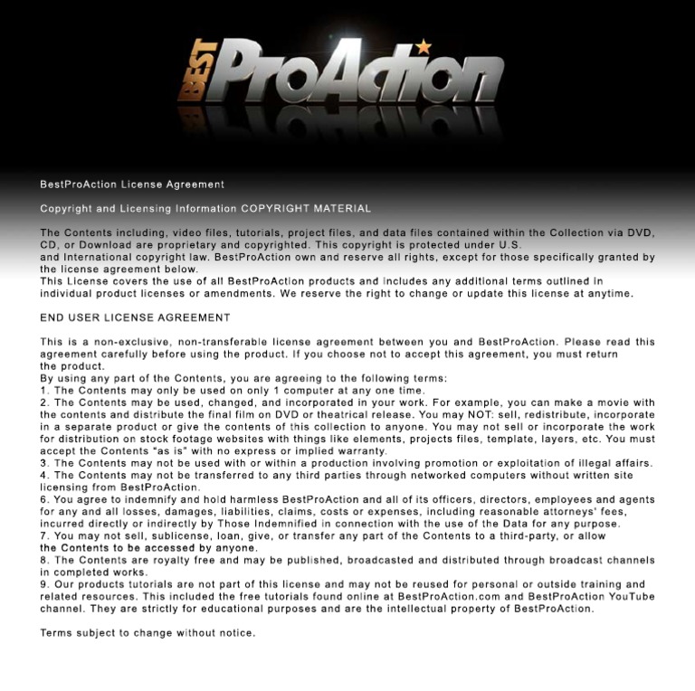 License Agreement | PDF