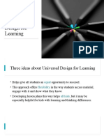 Universal Design For Learning: An Introduction
