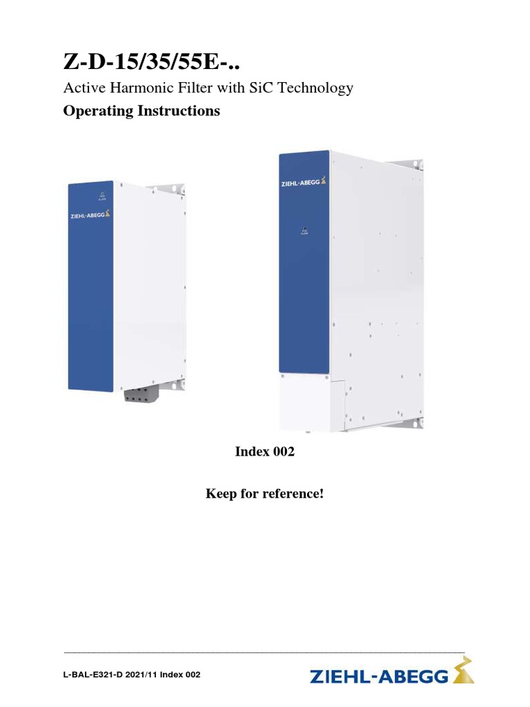 Active Harmonic Filter Installation Guide | PDF | Electromagnetic ...