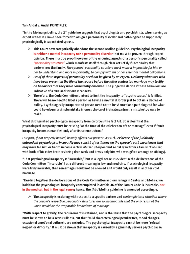 Tan andal v andal ruling pdf expert witness psychiatry