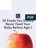 Solid Starts - 25 Foods You Should Never Feed Your Baby