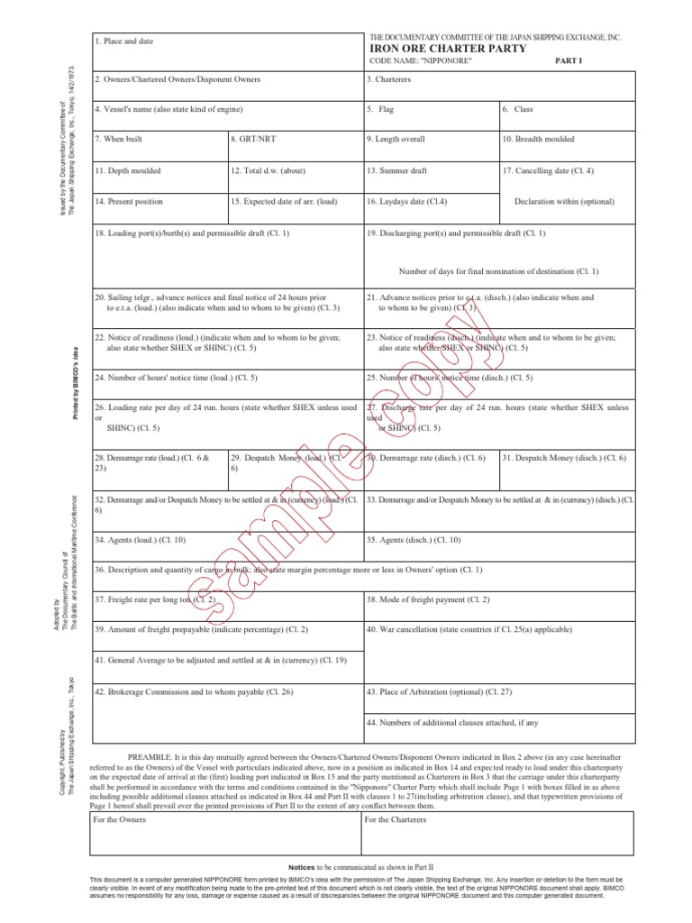 Sample Copy NIPPONORE | PDF