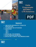 Informe de Visita Ssomac Al CTR Antamina - Agosto 2021