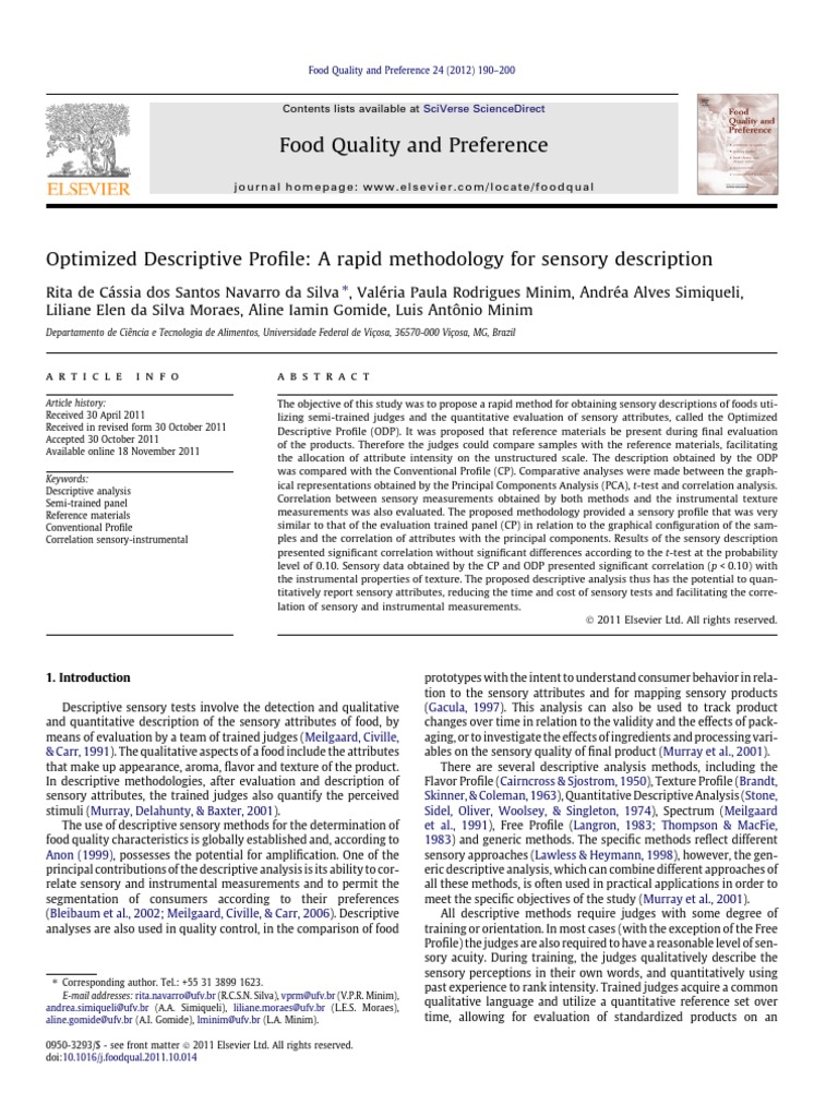 ODP Rapid Descriptive Test | PDF