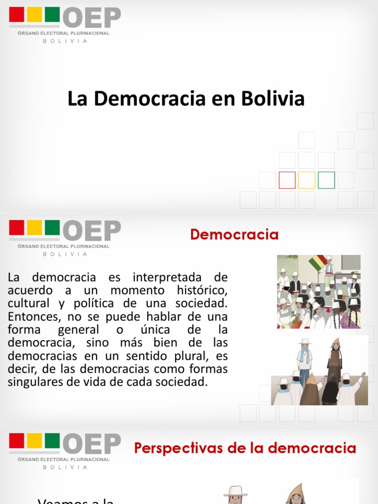 Tipos y valores de la democracia en Bolivia | PDF