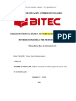 Guía Informe Prácticas Pre Profesionales Bitec Tufinio Haro Marilia