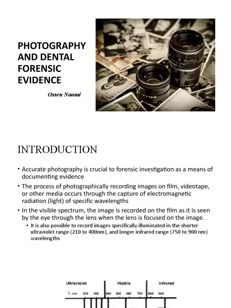 Ultraviolet Photography in Forensics | PDF | Ultraviolet | Light