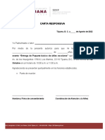 CARTA RESPONSIVA ENTREGA DE UTILES