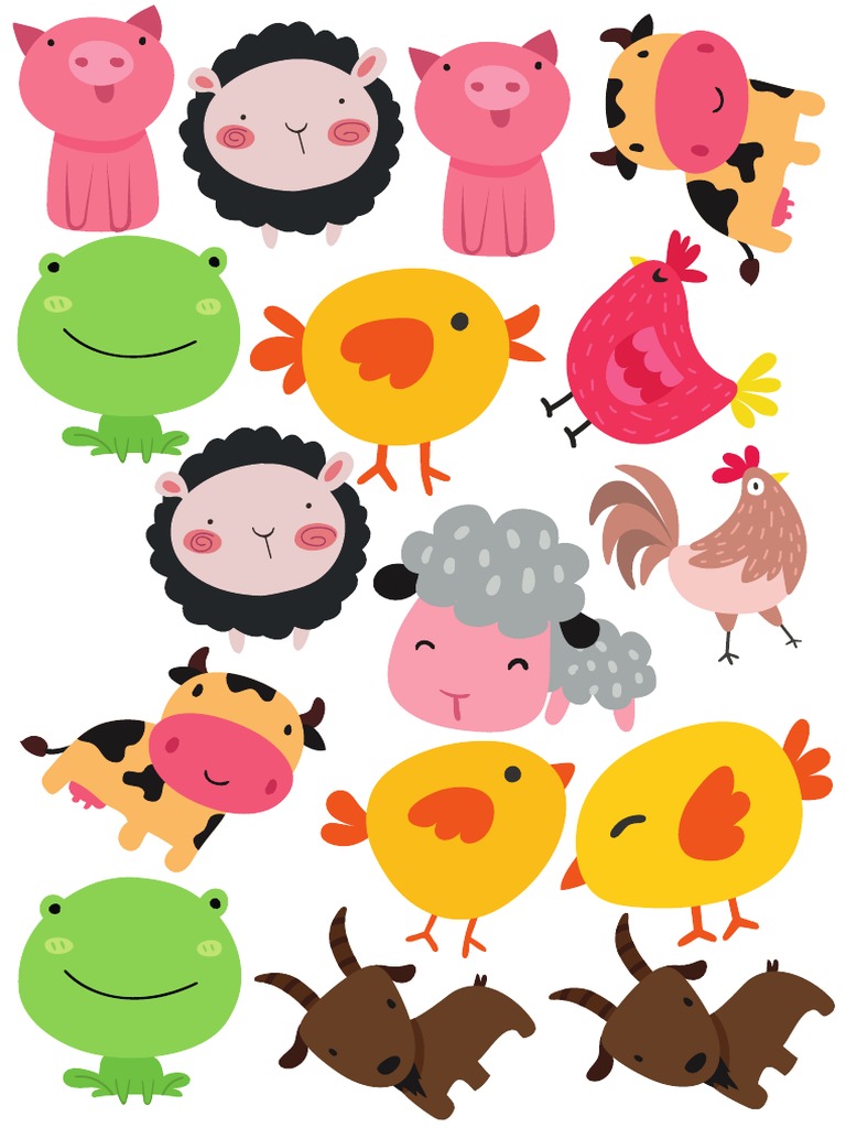 Animales Del A Granja | PDF