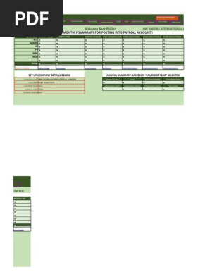 Payroll System Template 1