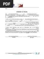 Consent To Travel (UPDATED)