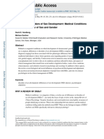 Differences Disorders of Sex Development - Medical Conditions at The Intersection of Sex and Gender