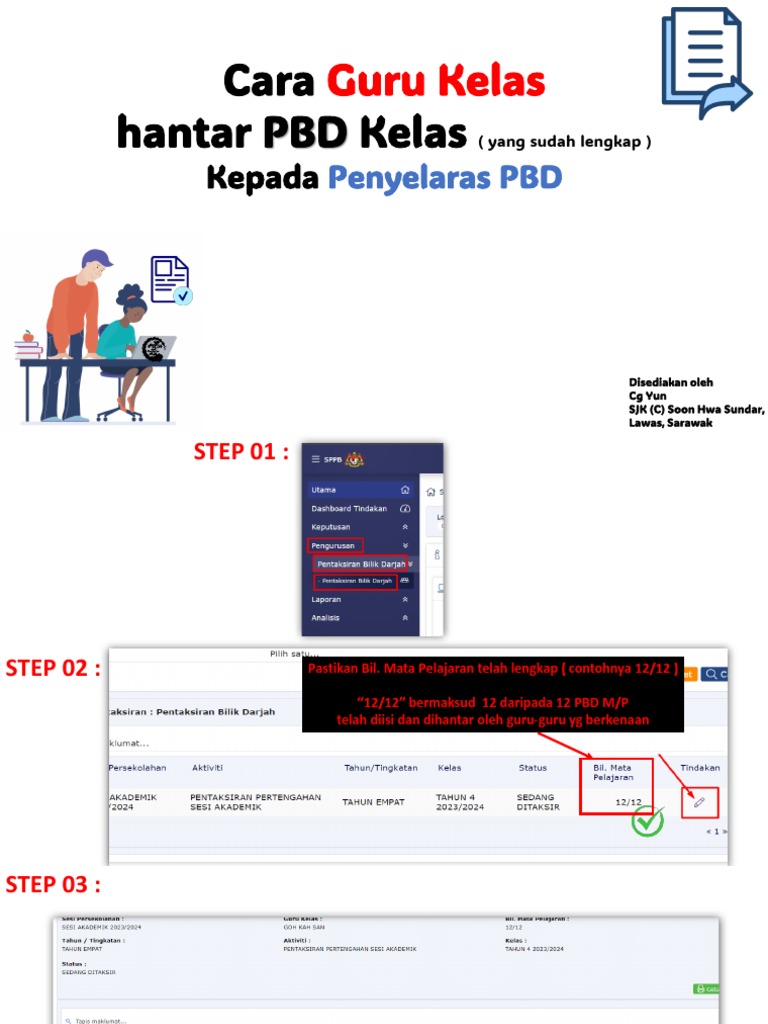 Cara Guru Kelas Hantar Pbd 2023 Pdf