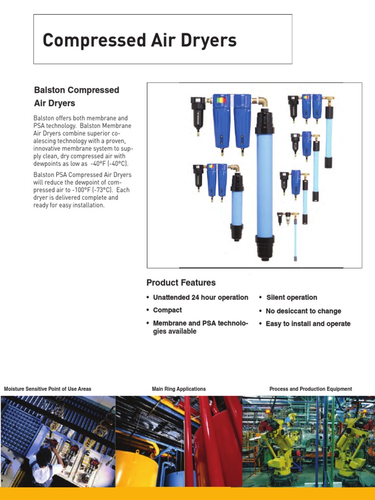 Compressed Air Dryers | PDF