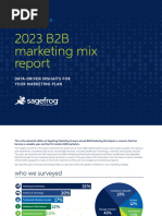 2023 B2B Marketing Mix Report