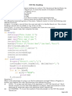 csv and Stacks HW