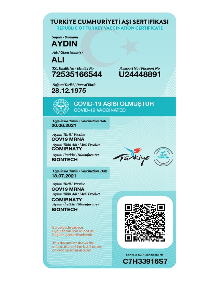 Vaccination Card | PDF