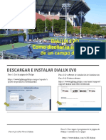 DIALUX Evo Diseño Campo Tenis 