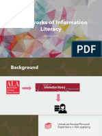Frameworks of Information Literacy: Ahmed Jalloh