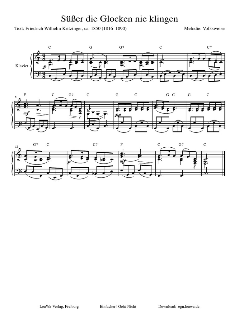 22 Süßer Die Glocken PDF