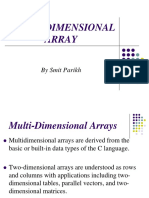 2.3) Multidimensional Array