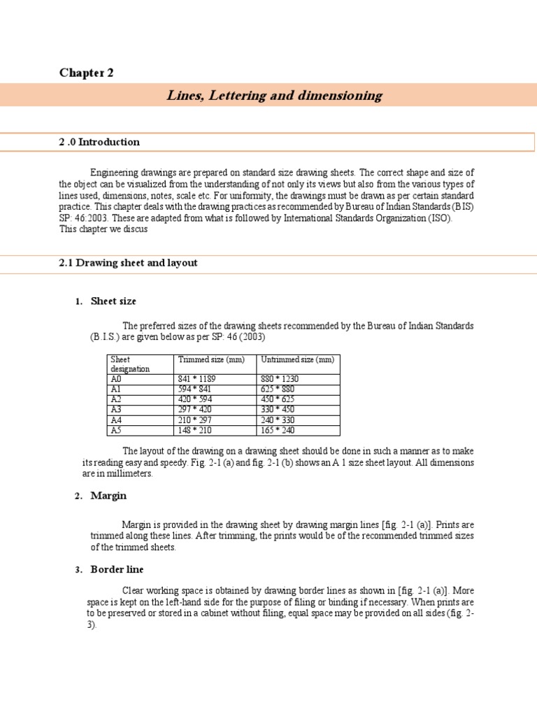 Engineering Drawing Standards Overview | PDF