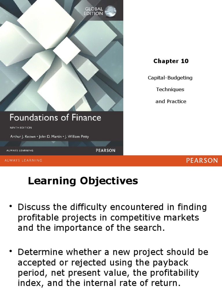 Capital Budgeting Essentials Pdf