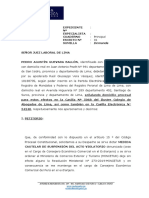 Medida Cautelar Fuera de Proceso Pedro Agustín Guevara Ballón