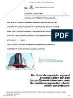 Partidos de Oposição Aguard Mendes Sobre Candida De-Oposicao-Aguardam-Decisa Sobre-Candidatura