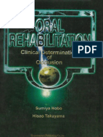 ORAL REHABILITATION Clinical Determination of Occlusion