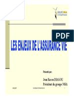 Aga Fanaf 2007 Enjeux de L Assurance Vie - Jean Diagou Kakou