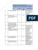 Lista de Chequeo Plan Saneamiento Basico