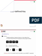 User definition key + parametros de precisão