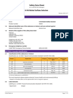 MSDS Sulfato de Níquel 0,1M