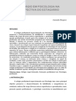 O Estágio Em Psicologia Na Perspectiva Do Estagiário