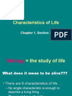 Characteristics of Life: Chapter 1, Section 3
