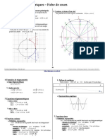 Fonctions Trigonometriques Fiche Cours