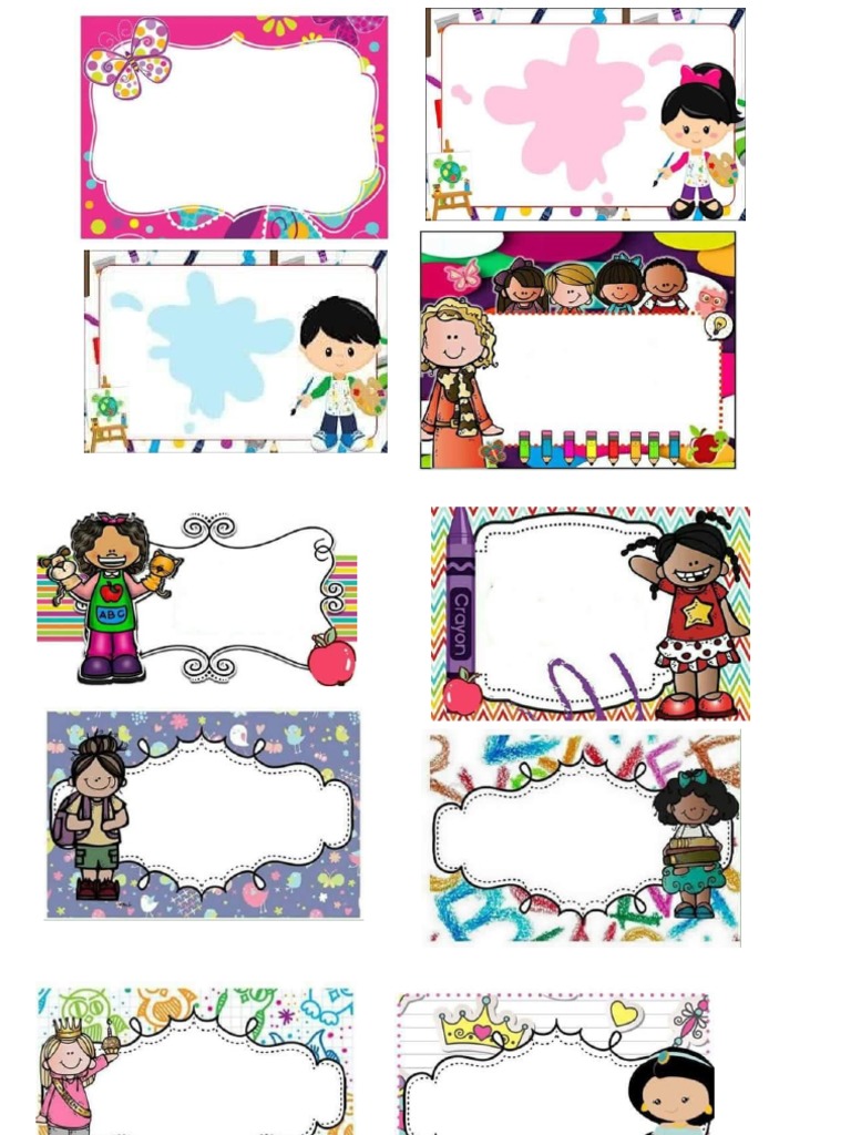 Diseños de Gafetes | PDF