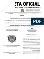 G.O. Ordinaria 2766 Reforma Ley Timbre Fiscal Fecha 24.01.2022