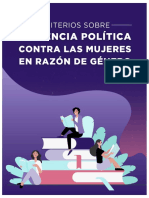 Criterios Relevantes en Materia de Violencia Política 08.07.2020