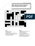 Dominic Crossword