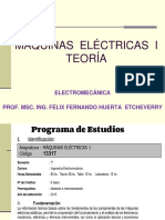 Máquinas Eléctricas I - Teoría