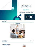 PSA01 ET II Actividades en Salud Publica