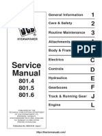 JCB 801 4 801 5 801 6 Mini Excavator Service Repair Manual