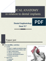 Anatomy in Dental Implantology