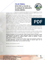 N.P. ANPE apuesta por la vía de la negociación sin descartar medidas