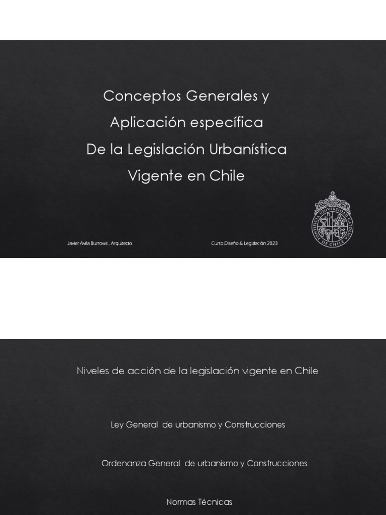 Conceptos Generales Oguc PDF | PDF | Planificación urbana | Urbanismo