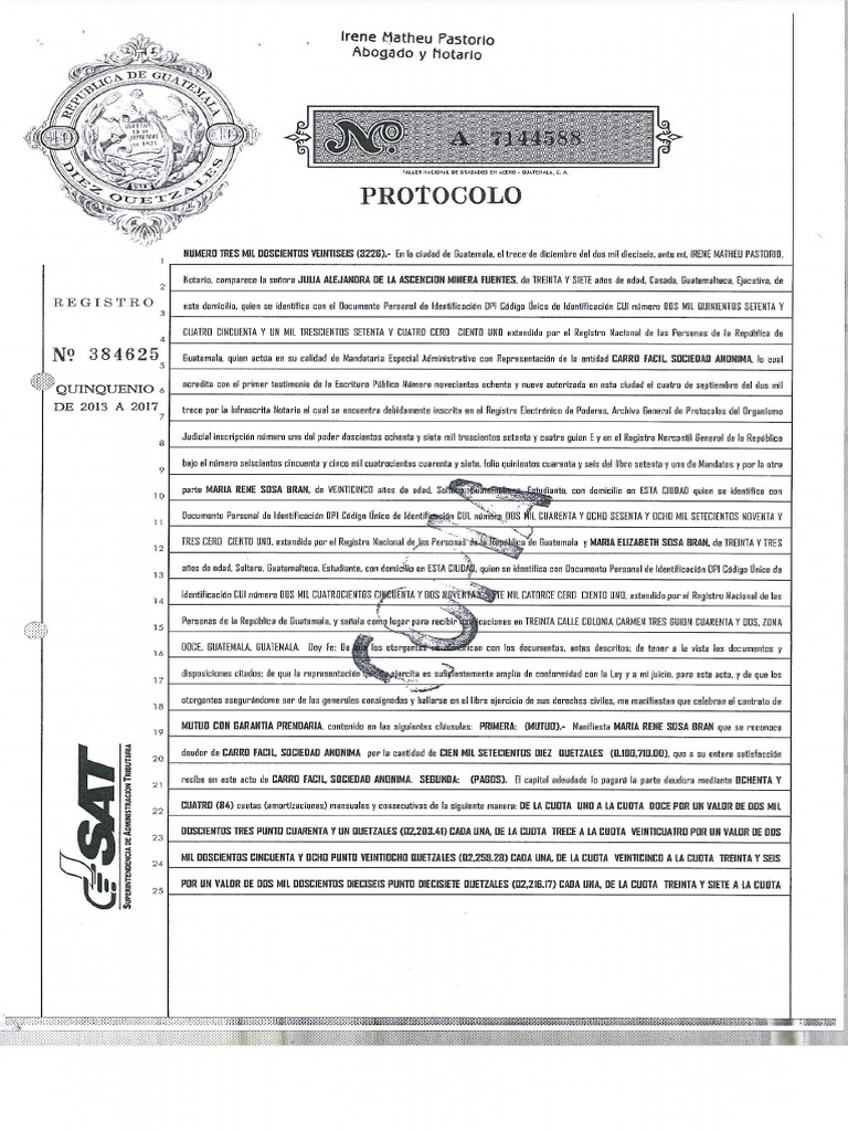 Contrato de Mutuo | PDF